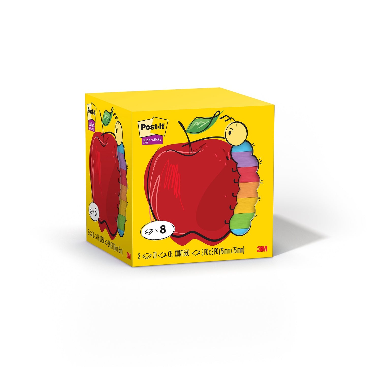 Post-it® Notes Educator's Essentials Variety Pack, 3 Note Packs and 1 Class Notes Pack