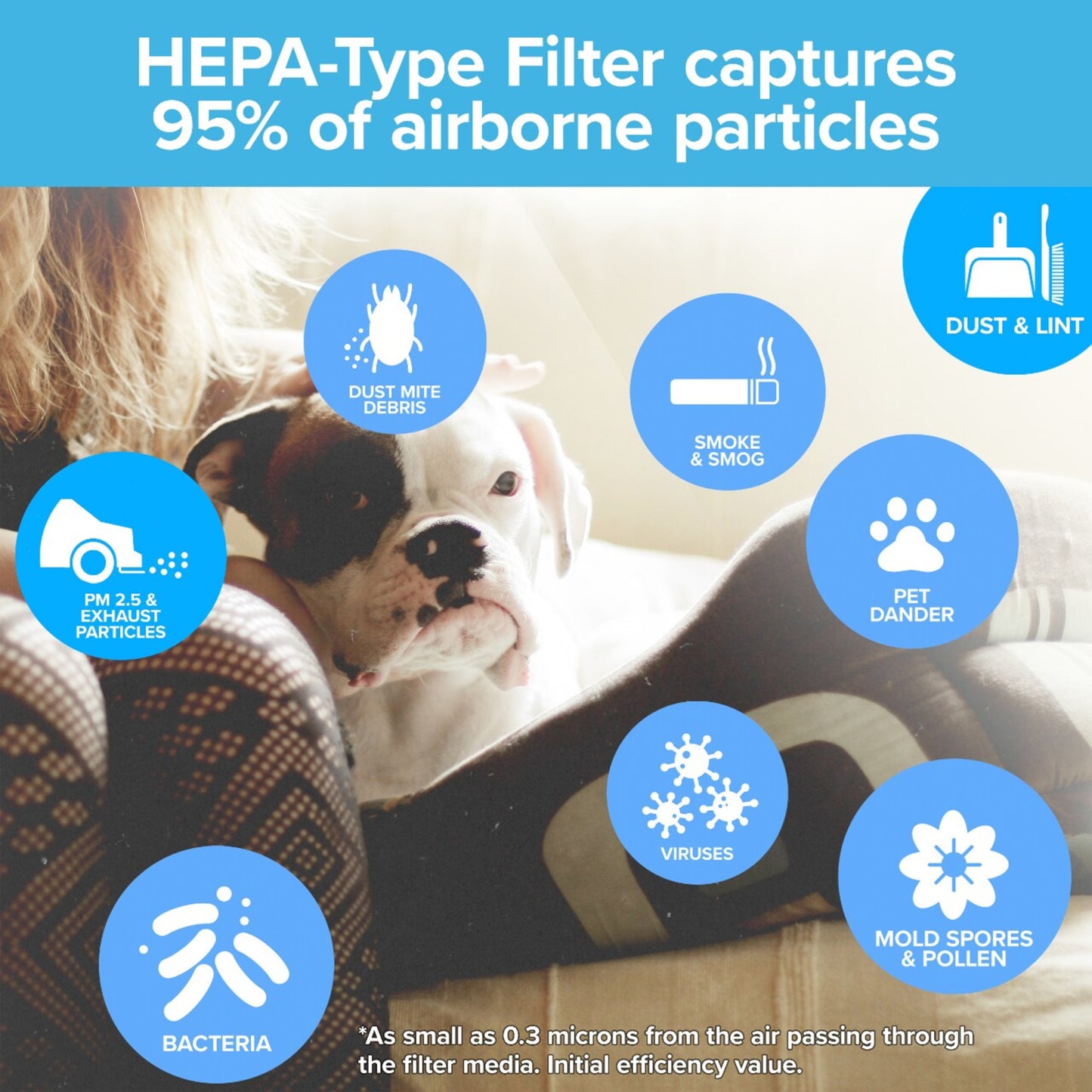 Filtrete™ Allergen Reduction + Odor Reduction HEPA-Type Air Purifier Filter, FAPF-HM-AO (2 Pack)