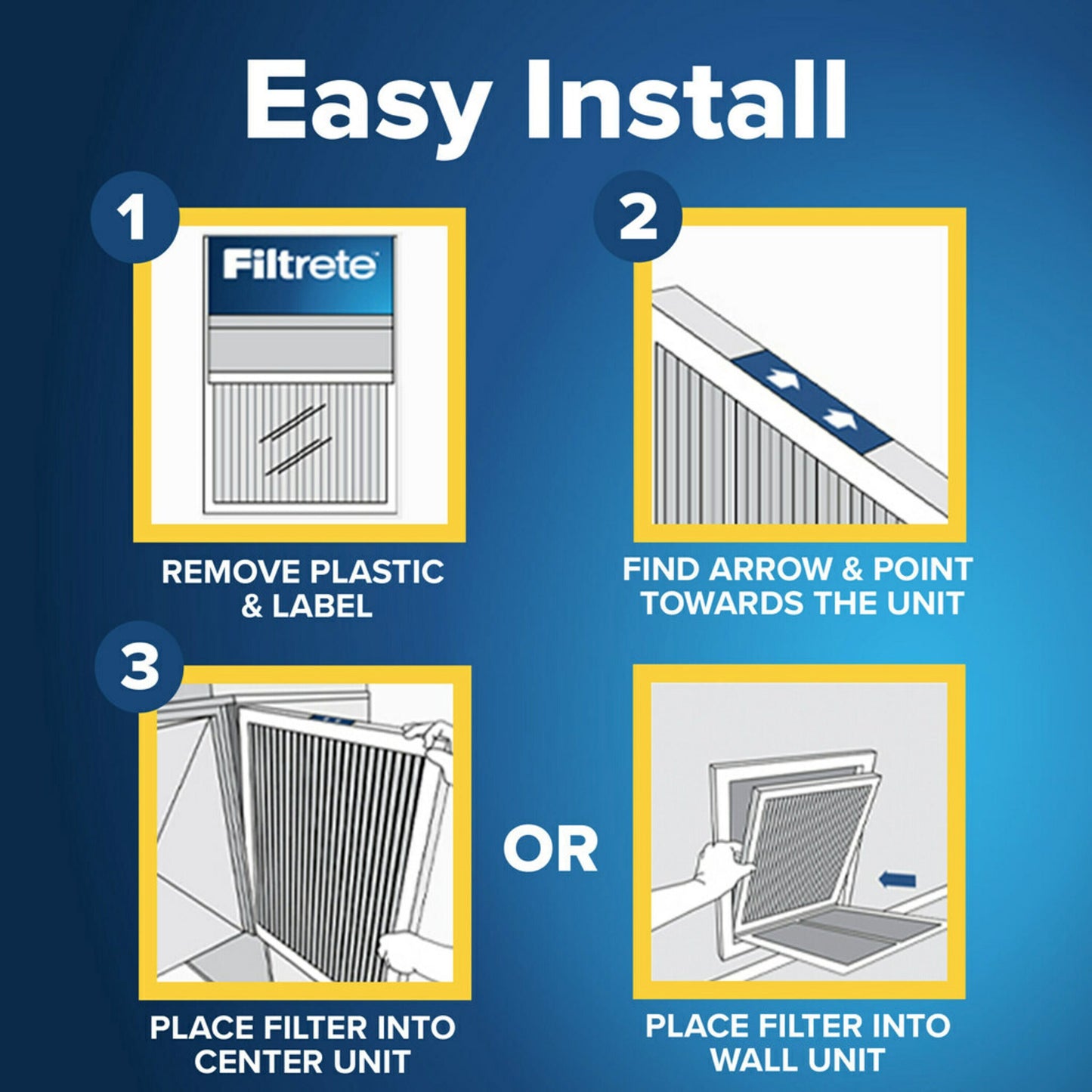 Filtrete™ Smart Air Filter 1500 MPR, 14 in x 20 in x 1 in (4 pack)