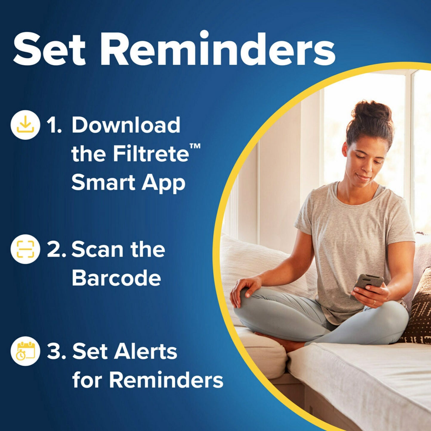 Filtrete™ Smart Air Filter 1500 MPR, 14 in x 20 in x 1 in (4 pack)