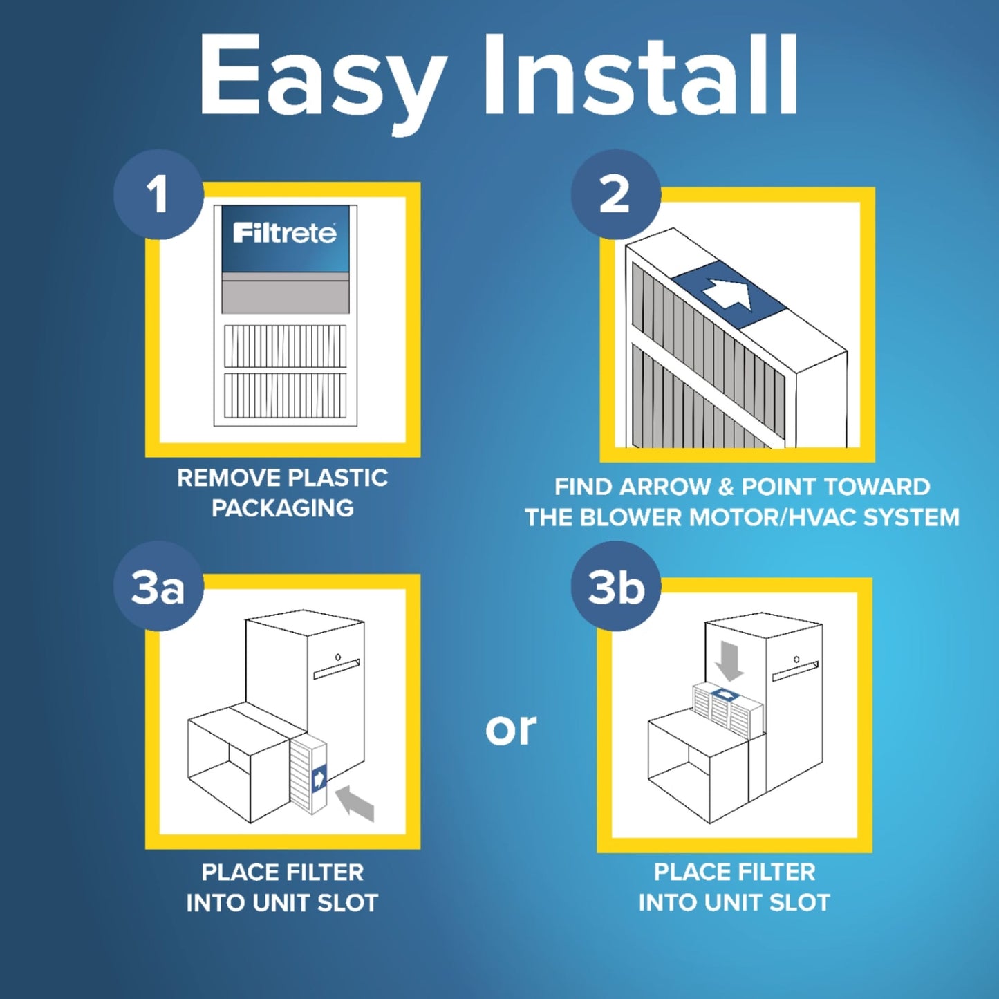 Filtrete™ MPR 1900 Electrostatic High Performance Air Filter, 16 in x 20 in x 4 in (2 pack)
