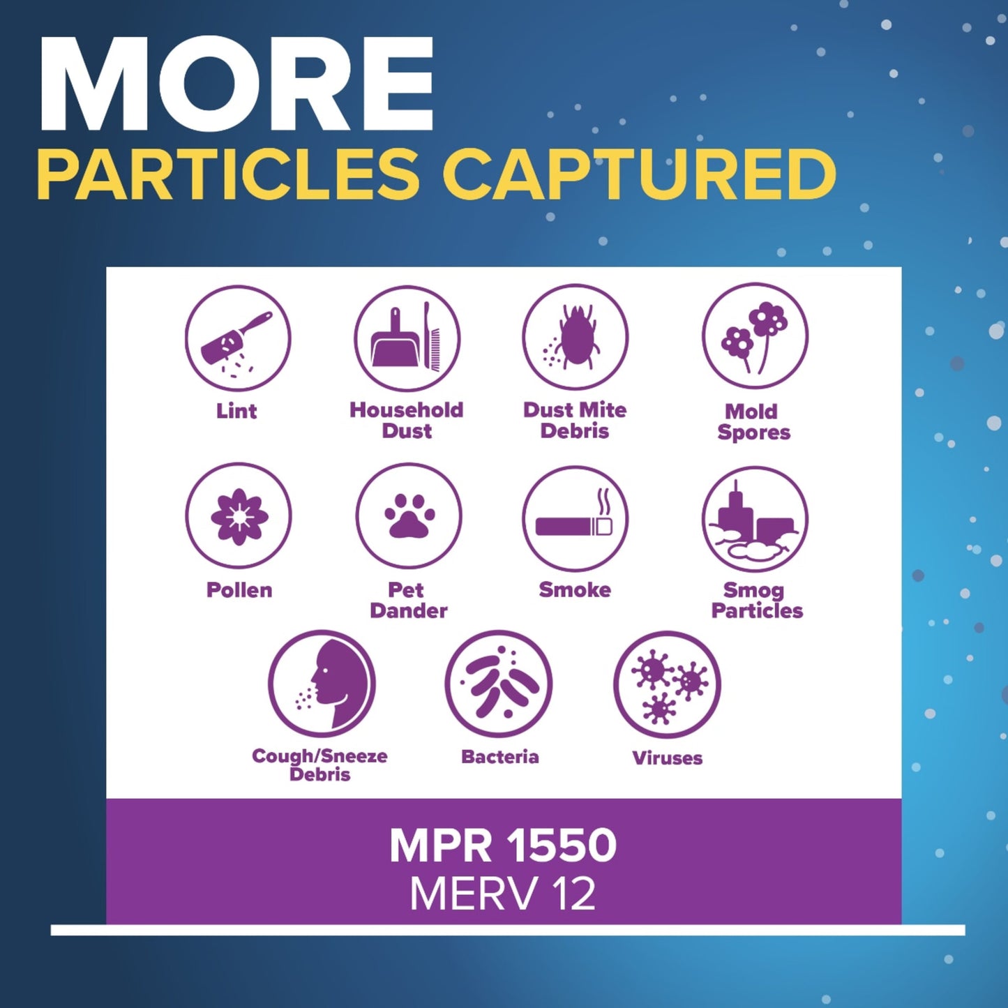 Filtrete™ Refillable Filter Refills 1550 MPR RF2001-4-2P-EC, 16 in x 25 in x 4 in (40.6 cm x 63.5 cm x 10.1 cm) 2 Filters