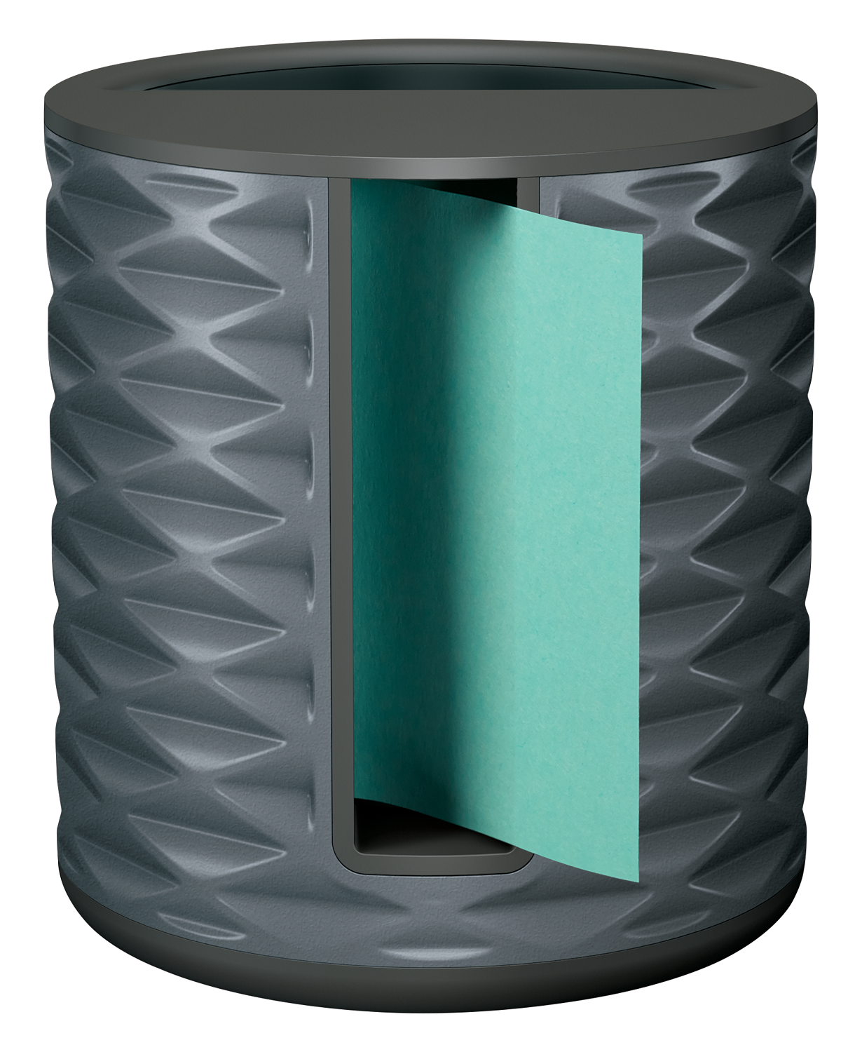 Post-it® Notes Vertical Pen-Holder Dispenser with Original Pop-Up Notes in Poptimistic
