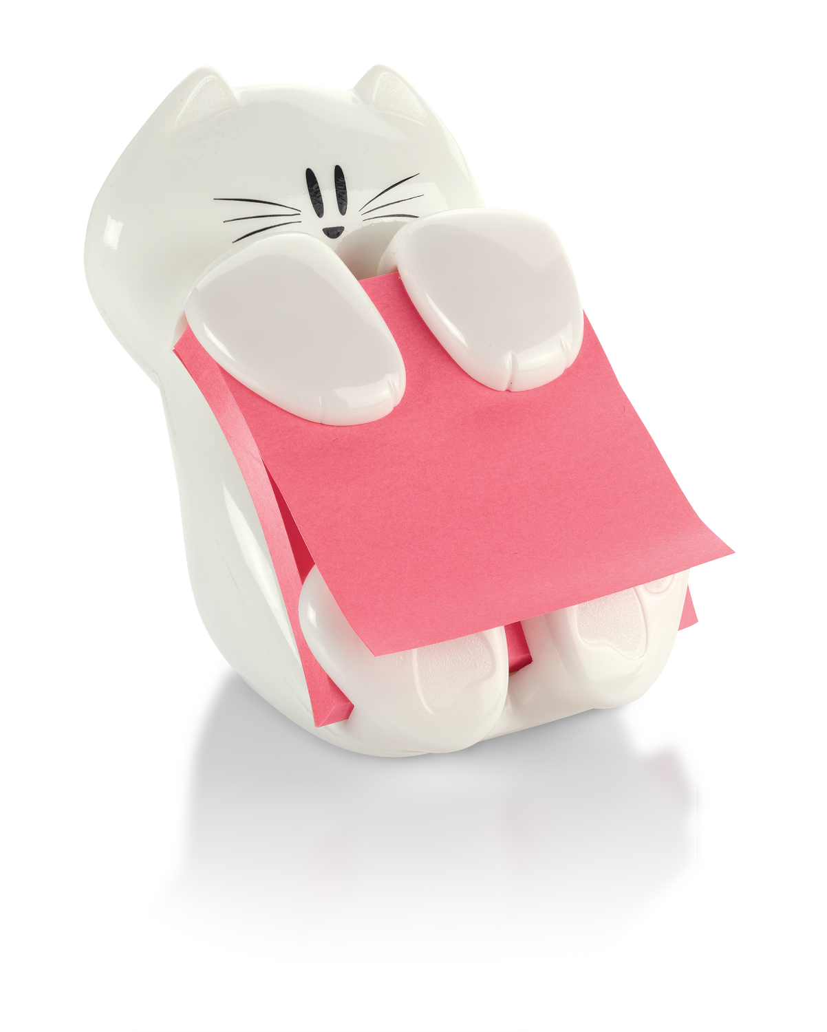 Post-it® Notes Cat Dispenser with Super Sticky Pop-Up Notes in Summer Joy