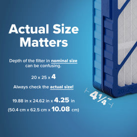 Filtrete™ Refillable Filter Refills 1550 MPR RF2003-4-2P-EC, 20 in x 25 in x 4 in (50.8 cm x 63.5 cm x 10.1 cm) 2 Filters