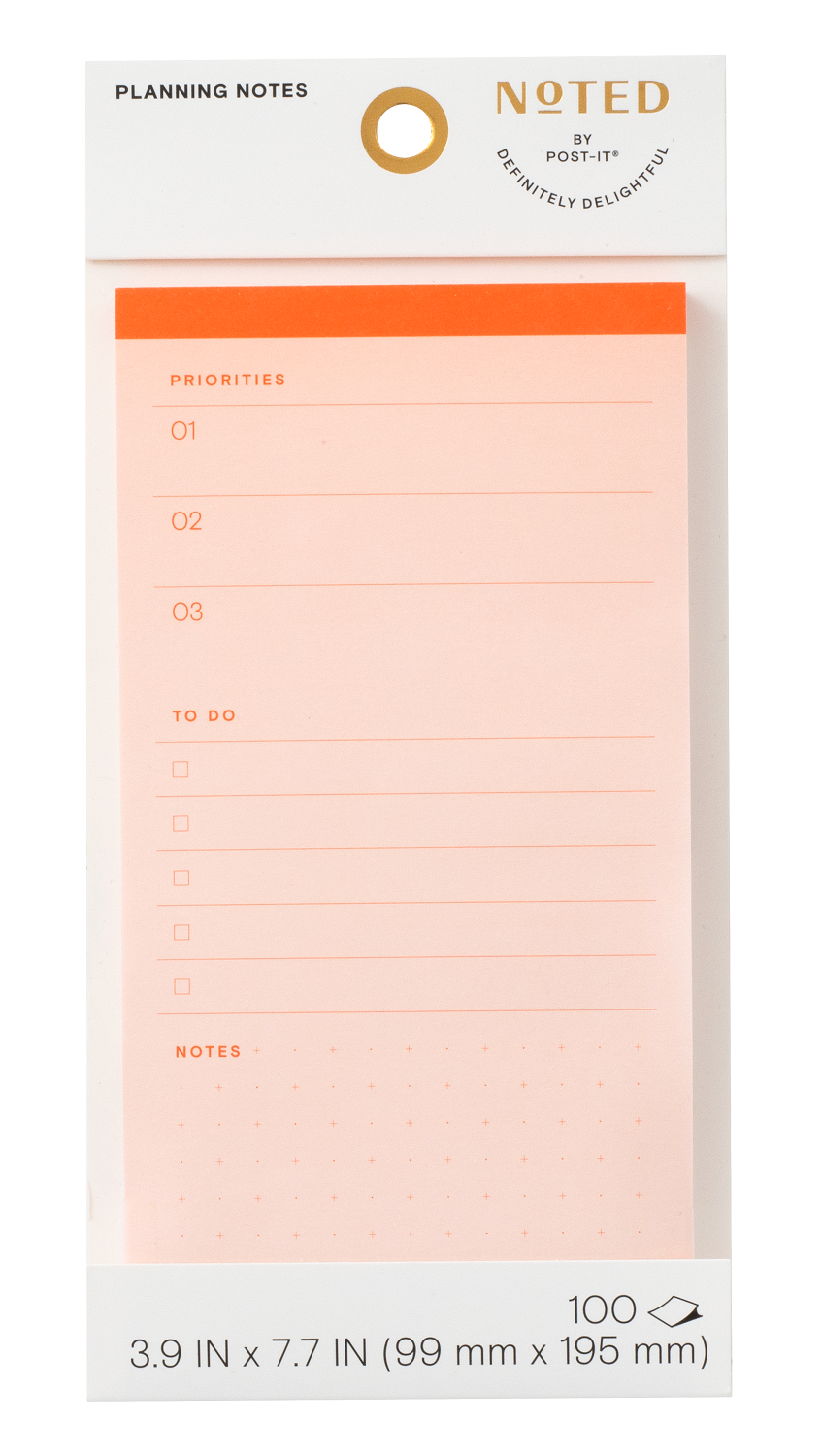 Noted by Post-it® Bundle, Mini Notes, List Notes, Pens