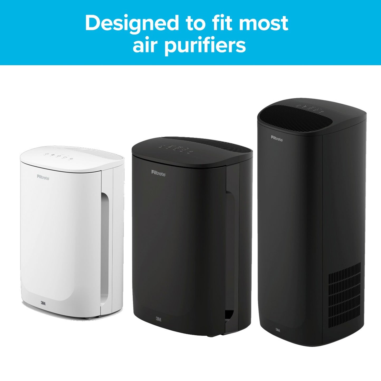 Filtrete™ Odor Reduction Carbon Prefilter Room Air Purifier Filter FAPF-UCTFN-4, Universal Cut to Fit (4 pack)
