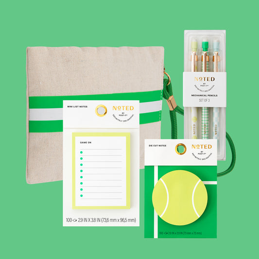 Noted by Post-it® Back to Sports Theme Kit, Tennis
