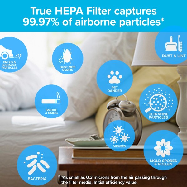 Filtrete™ Premium Allergen, Bacteria & Virus True HEPA Air Purifier Filter FAPF-F1N-2 (2 pack)