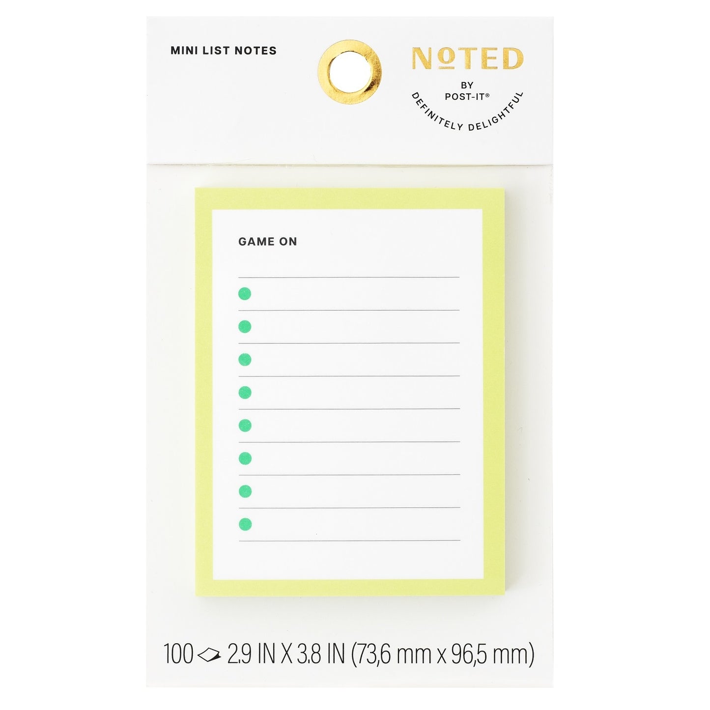 Noted by Post-it® Back to Sports Theme Kit, Tennis