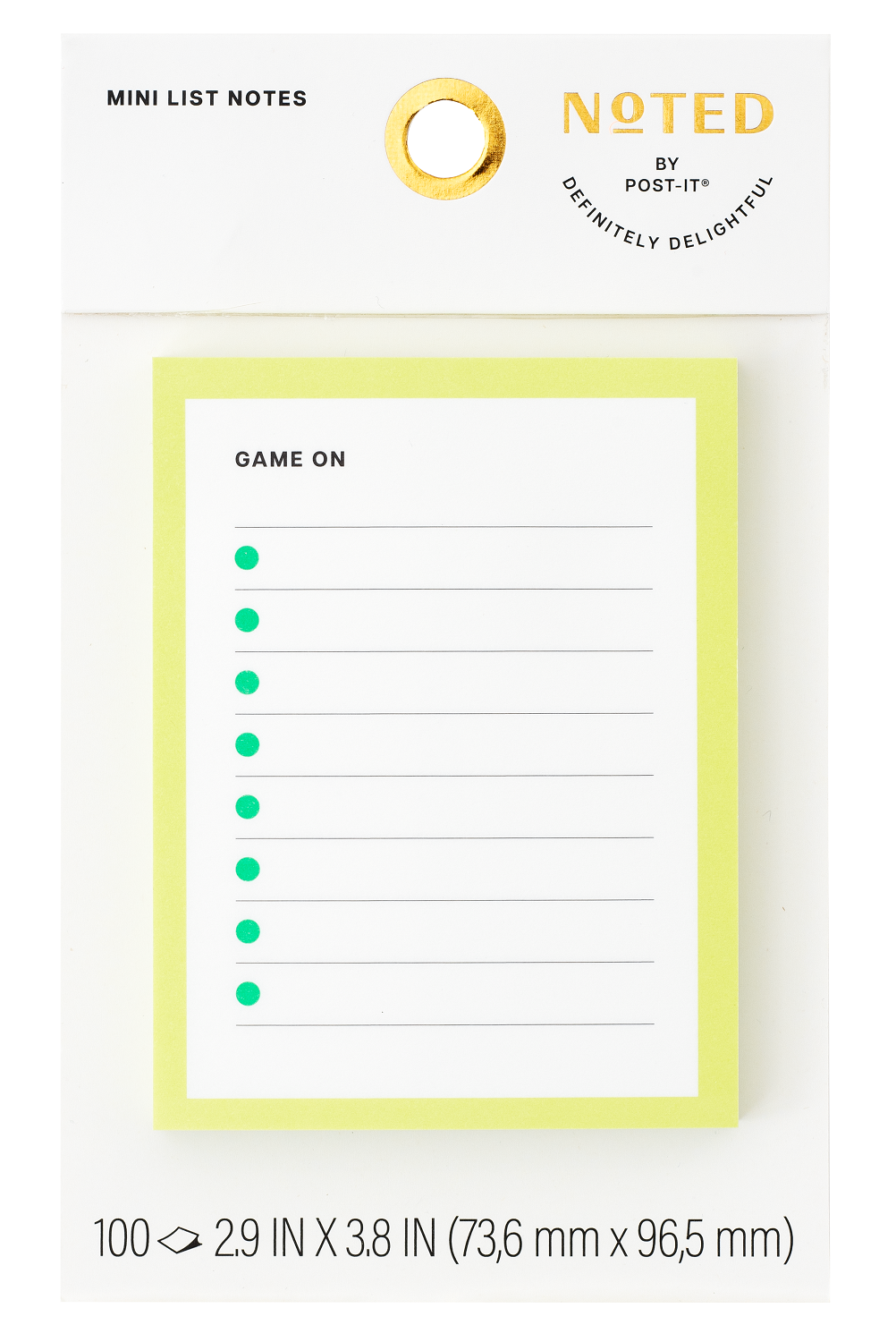 Noted by Post-it® Back to Sports Theme Kit, Tennis